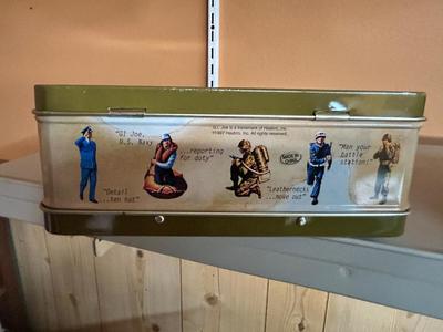 GI JOE AND SUPERMAN LUNCH PAILS
