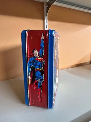 GI JOE AND SUPERMAN LUNCH PAILS