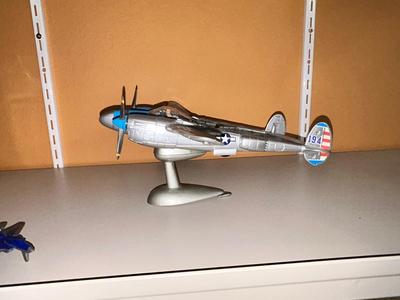ARMOUR COLLECTION DIECAST LOCKHEAD P-38 LIGHTNING SCALE MODEL PLANE & SKYLANDERS SUPERCHARGE