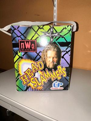 1998 WCW DIAMOND DALLAS PAGE BOBBLE HEAD AND 1999 NWO HULK HOGAN HEAD MUG
