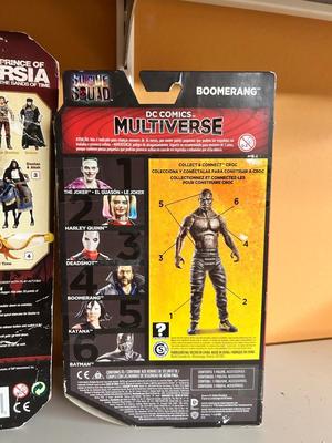 SUICIDE SQUAD “BOOMERANG”, LEGENDS OF THE DARK NIGHT “TWISTER STRIKE SCARECROW”, PRINCE OF PERSIA “ZOLM”