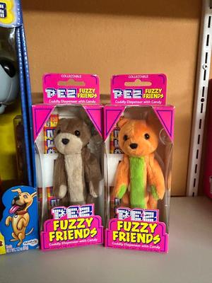 PEZ PETS DOG TREAT DISPENSER, & PEZ FUZZY FRIENDS