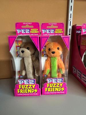 PEZ PETS DOG TREAT DISPENSER, & PEZ FUZZY FRIENDS