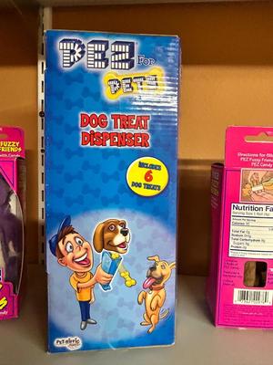 PEZ PETS DOG TREAT DISPENSER, & PEZ FUZZY FRIENDS