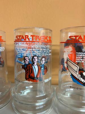 1984 STAR TREK GLASSES AND SOME YODA’S THAT ARE LIKE A MAGIC 8 BALL