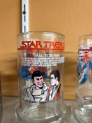 1984 STAR TREK GLASSES AND SOME YODA’S THAT ARE LIKE A MAGIC 8 BALL