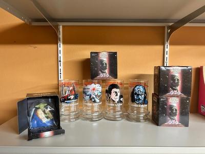 1984 STAR TREK GLASSES AND SOME YODA’S THAT ARE LIKE A MAGIC 8 BALL