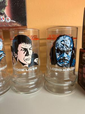 1984 STAR TREK GLASSES AND SOME YODA’S THAT ARE LIKE A MAGIC 8 BALL