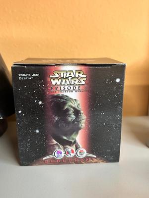 1994 C-P30 MICRO MACHINE TRANSFORMING PLAY SETCERAMIC DARTH VADER BUST YODAS JEFI DESTINY HEAD, PHANTOM MENACE ANIKAN VIEWER,