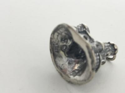 Sterling marked castle necklace pendant