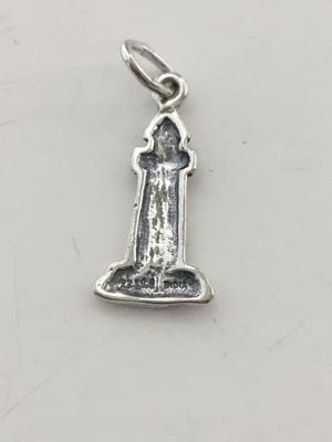 925 India marked lighthouse necklace pendant