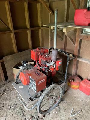 Homelite Voltamatic 3000-Watt Generator on Wheels