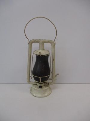 Vintage Oil Lantern With Dark Shade