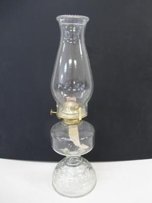 Vintage Clear Lantern Raised Scroll On The Inside Lamp Lighters Farm