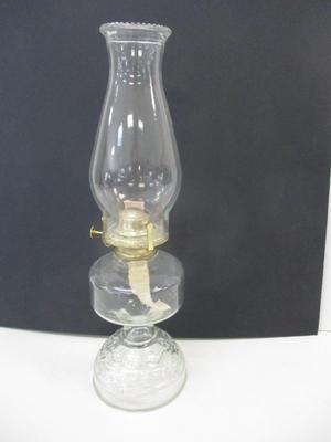 Vintage Clear Lantern Raised Scroll On The Inside Lamp Lighters Farm
