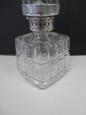 Vintage Clear Square Base Lamp Lighters Farm Lantern
