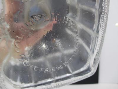 Vintage Clear Square Base Lamp Lighters Farm Lantern