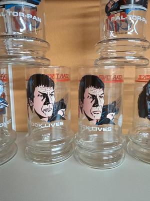 1984 COLLECTIBLE STAR TREK DRINKING GLASSES