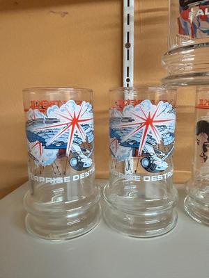 1984 COLLECTIBLE STAR TREK DRINKING GLASSES