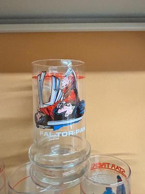 1984 COLLECTIBLE STAR TREK DRINKING GLASSES