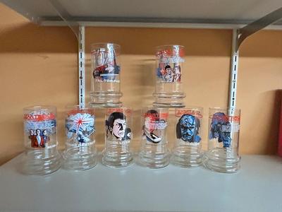 1984 COLLECTIBLE STAR TREK DRINKING GLASSES
