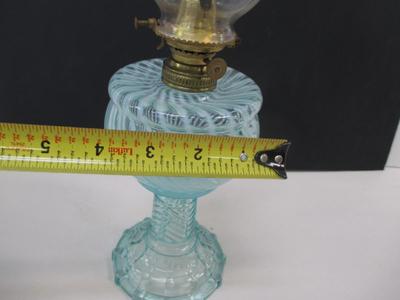 Blue Swirl Oil Lantern Base