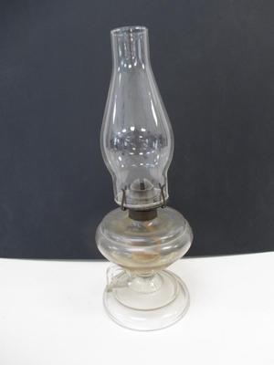 Antique Finger Glass Oil Lamp