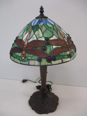 Dragonfly Stained Glass Lamp