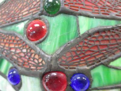 Dragonfly Stained Glass Lamp
