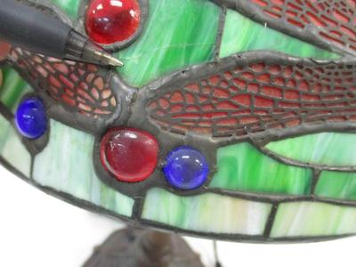 Dragonfly Stained Glass Lamp