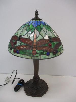 Dragonfly Stained Glass Lamp