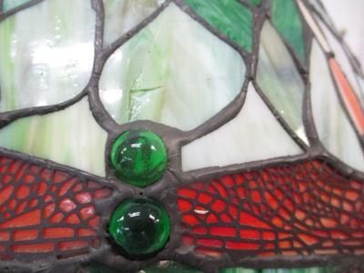 Dragonfly Stained Glass Lamp