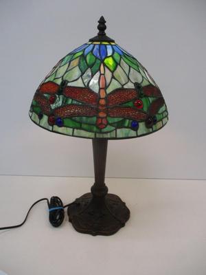 Dragonfly Stained Glass Lamp