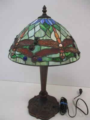 Dragonfly Stained Glass Lamp