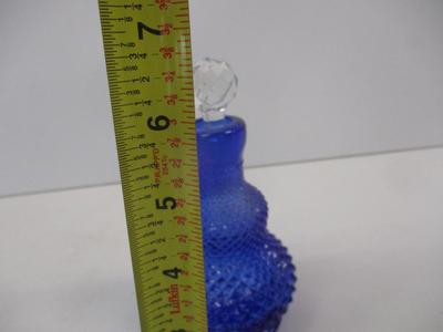 Blue Diamond Cut Decanter