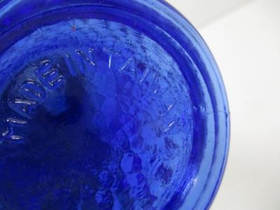 Blue Diamond Cut Decanter