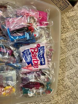 55 BARBIE HAPPY MEAL TOYS IN PKGS