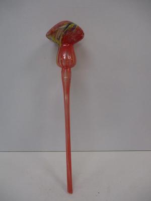 Glass Mushroom Outdoor Garden Stake