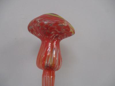 Glass Mushroom Outdoor Garden Stake