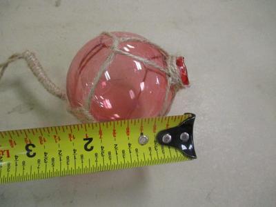 Hand Blown Multi Color Glass Ornament