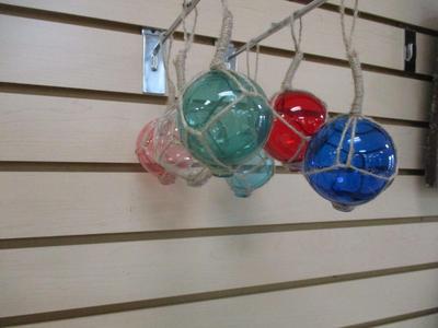 Hand Blown Multi Color Glass Ornament