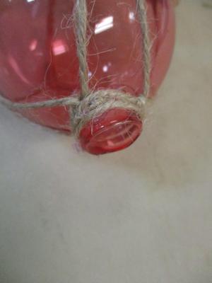 Hand Blown Multi Color Glass Ornament