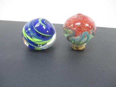 Multi Color Glass Paperweights