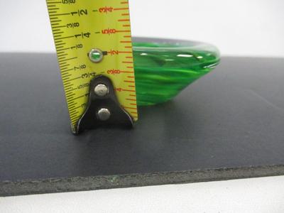 Kosta Boda Green Swirl Art Glass Small Bowl
