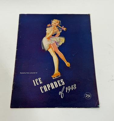 1948 Ice Capades Program Magazine Donna Atwood featured on cover Souvenir 8th edition
