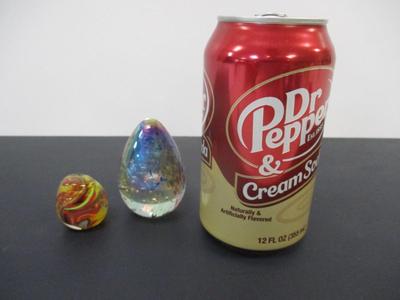 Multi Color Glass Paperweights
