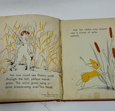 Old Library copy of Fish on the Tide by Mickey Klar Marks 1956