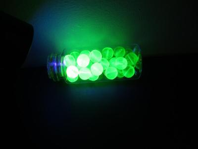 Uranium Glass Beads