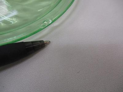 Uranium Vaseline Glass Jar With Lid
