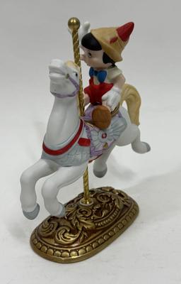 PINOCCHIO Character’s Carousel Horse Figure New England Collectors Society Disney Characters limited edition